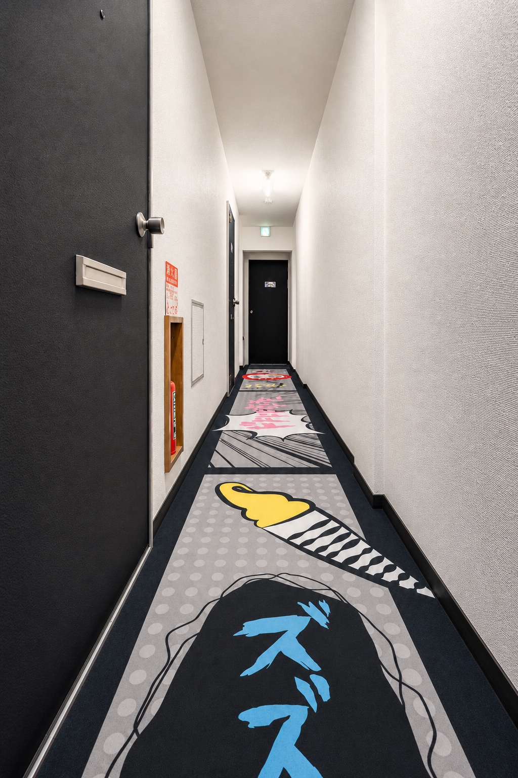 改修後のOYASUMI MANGA HOTEL館内